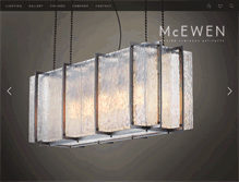 Tablet Screenshot of mcewenlighting.com